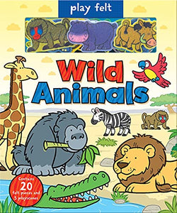 Play Felt Wild Animals - Activity Book 