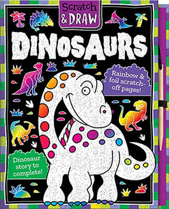 Scratch & Draw Dinosaurs - Scratch Art Activity Book 