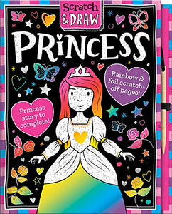 Scratch & Draw Princess - Scratch Art Activity Book 