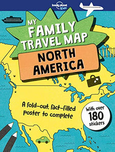 Lonely Planet Kids My Family Travel Map - North America 