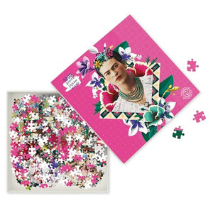 Adult Jigsaw Puzzle Frida Kahlo Pink 