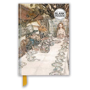 Arthur Rackham: Alice In Wonderland Tea Party (Foiled Blank Journal) 