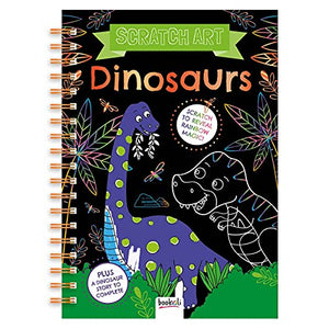 Dinosaurs: Scratch Art 