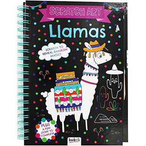 Llamas: Scratch Art 