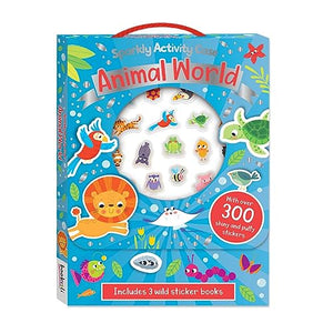 Sparkly Activity Case Animal World 