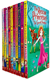 The Rescue Princesses 10 Books Collection Set By Paula Harrison (Snow Jewel,Magic Rings,Lost Gold, Shimmering Stone,Silver Locket,Ice Diamond,Rainbow Opal,Golden Shell, Enchanted Ruby,Star Bracelet) 