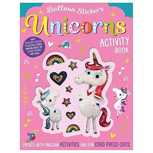 Balloon Sticker Activity Books - Unicorns 