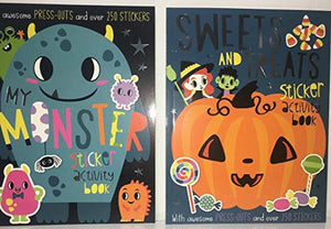 Halloween Sticker Books - set of 4 