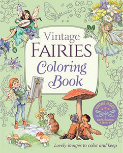 Vintage Fairies Coloring Book 