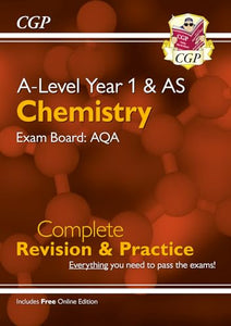 A-Level Chemistry: AQA Year 1 & AS Complete Revision & Practice with Online Edition 