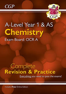 A-Level Chemistry: OCR A Year 1 & AS Complete Revision & Practice with Online Edition 