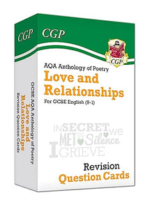 GCSE English: AQA Love & Relationships Poetry Anthology - Revision Question Cards 