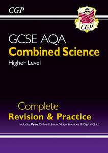 GCSE Combined Science AQA Higher Complete Revision & Practice w/ Online Ed, Videos & Quizzes 