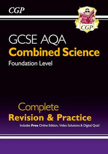 GCSE Combined Science AQA Foundation Complete Revision & Practice w/ Online Ed, Videos & Quizzes 