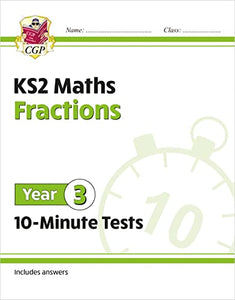 KS2 Year 3 Maths 10-Minute Tests: Fractions 