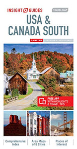 Insight Guides Travel Map USA & Canada South (Insight Maps) 