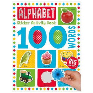 100 Alphabet Words Sticker Activity 