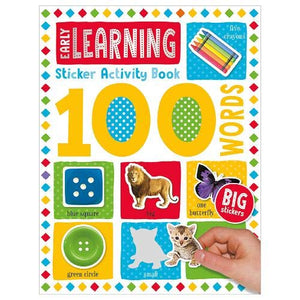 100 Early Learning Words Sticker Activity 