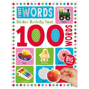 100 First Words Sticker Activity 