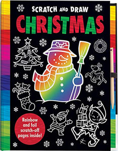 Scratch and Draw Christmas - Scratch Art Activity Book 