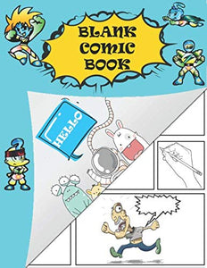 Blank Comic Book: Draw your own Comics (Large 8.5