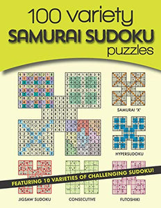 100 Variety Samurai Sudoku Puzzles 