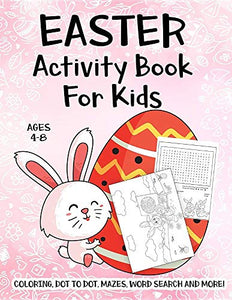 Easter Activity Book For Kids Ages 4-8 