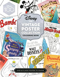 Disney The Vintage Poster Collection Colouring Book 