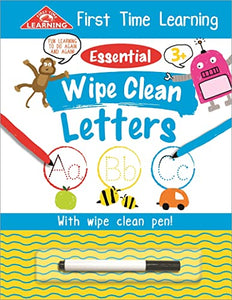 First Time Learning: Wipe Clean Letters 