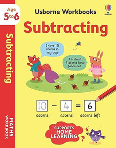 Usborne Workbooks Subtracting 5-6 