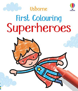 First Colouring Superheroes 