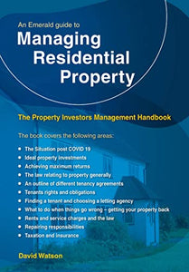 The Property Investors Management Handbook - Managing Residentia l Property 