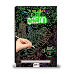 Scratch Art Creations: Neon Ocean 