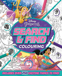 Disney Princess: Search & Find Colouring 