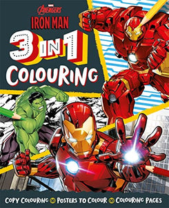 Marvel Avengers Iron Man: 3 in 1 Colouring 