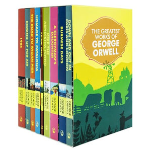 The Greatest Works of George Orwell 9 Books Set 