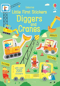 Little First Stickers Diggers and Cranes 