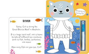 What Will You Wear, Cat? A magic water painting book about going on holiday! 