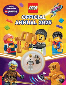 LEGO® Books: Official Annual 2025 (with racing driver minifigure and trophy) 