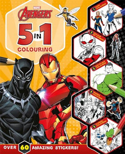 Marvel Avengers: 5 in 1 Colouring 