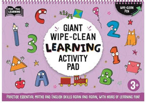 3+ Giant Wipe-Clean Learning Activity Pad 