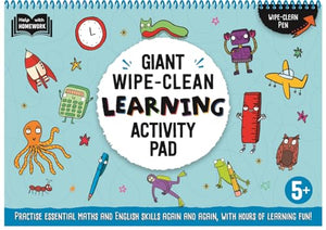 5+ Giant Wipe-Clean Learning Activity Pad 