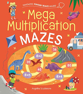 Fantastic Finger Trace Mazes: Mega Multiplication Mazes 