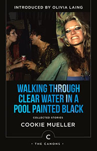 Walking Through Clear Water In a Pool Painted Black 