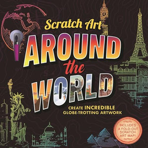 Scratch Art: Around the World-Adult Scratch Art Activity Book 