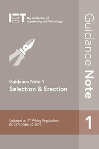 Guidance Note 1: Selection & Erection 