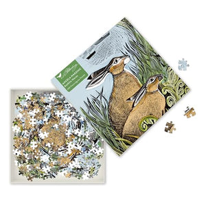 Adult Jigsaw Puzzle Angela Harding: Rathlin Hares (500 pieces) 