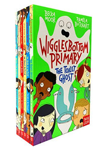 Wigglesbottom Primary Series 6 Books Collection (The Toilet Ghost, The Shark in the Pool ,The Magic Hamster,Super Dog,The Classroom Cat,Break-Time Bunnies) 