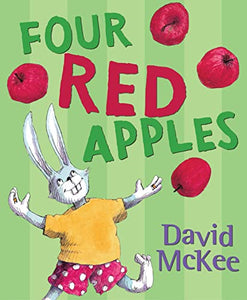 Four Red Apples 