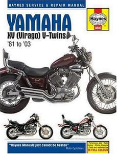 Yamaha XV Virago V-twins Service and Repair Manual 